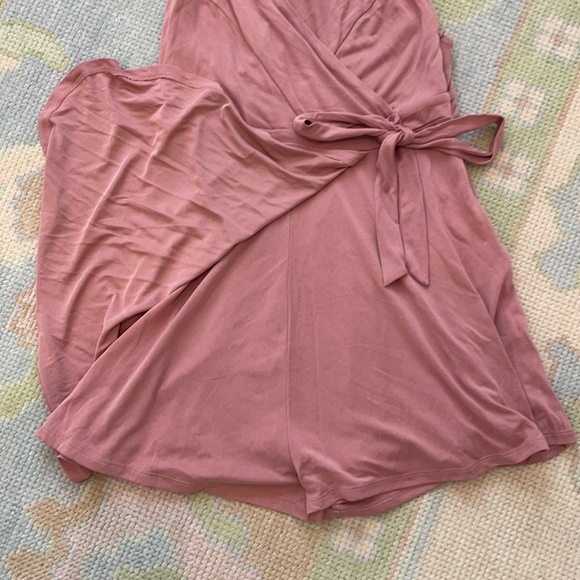 Buttery Soft Mauve Pink Romper - Picture 2 of 4